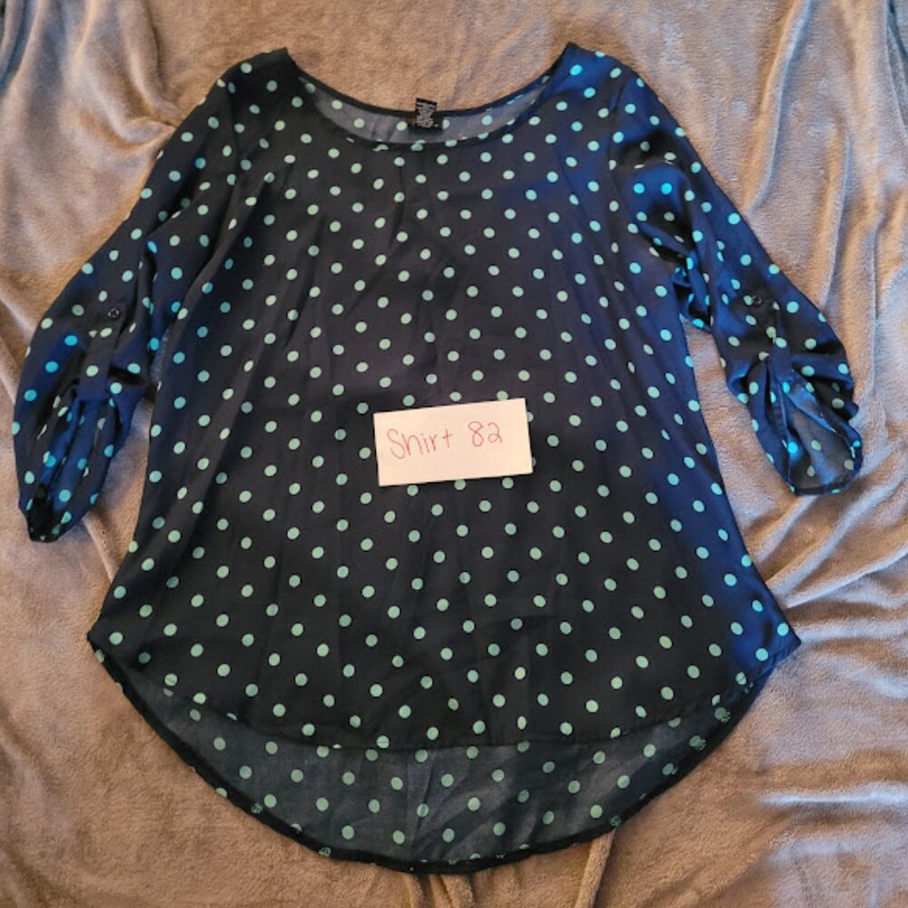 (SHIRT 82) - Women's Long Sleeve Blouse